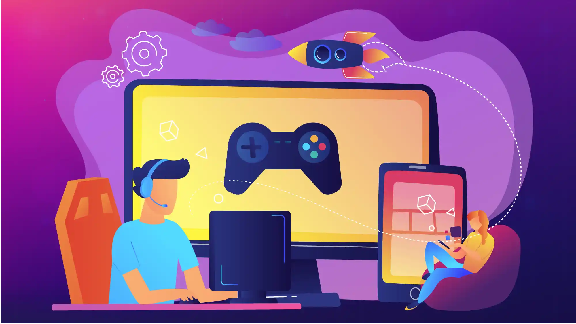Jugadores disfrutando en SpinJoy Hub